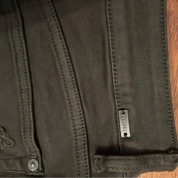 DL1961 Olive Green Trimtone skinny ankle jeans sz 29 - Picture 6 of 6